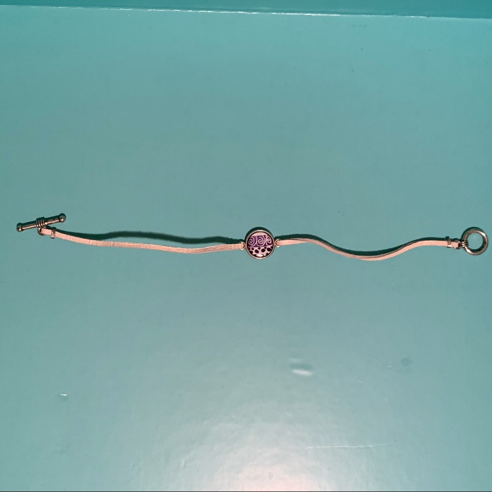 Leather band bracelet
